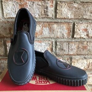 Vans X Marvel Black Widow Slip-On’s